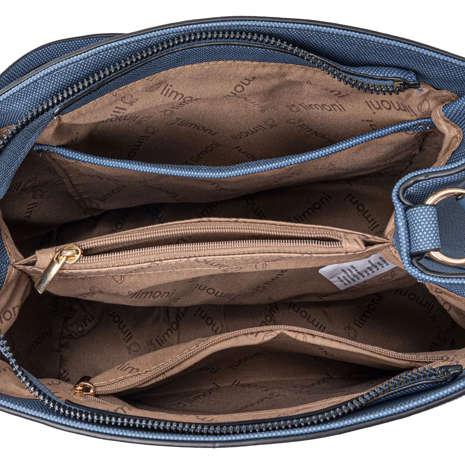 Cartera Limoni Casual Dama Selina color azul | Platanitos