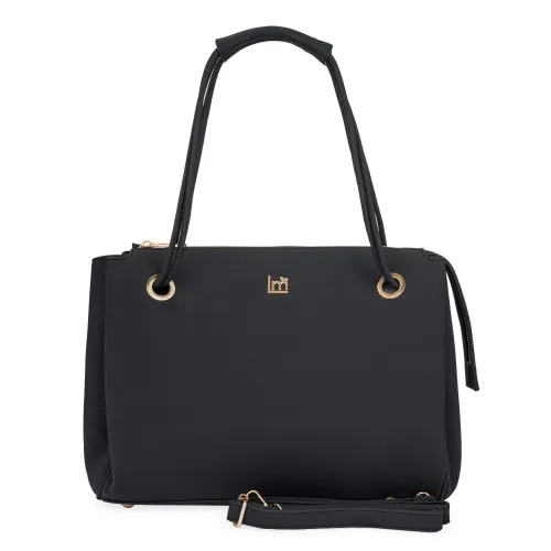 Cartera Limoni Casual Dama Mirabel color negro | Platanitos