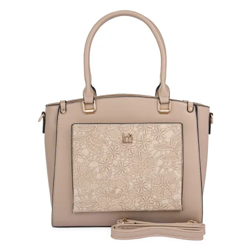 Cartera Limoni Casual Dama Lake color beige | Platanitos