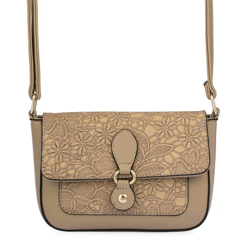 Cartera Limoni Casual Dama Lake-1 color beige | Platanitos