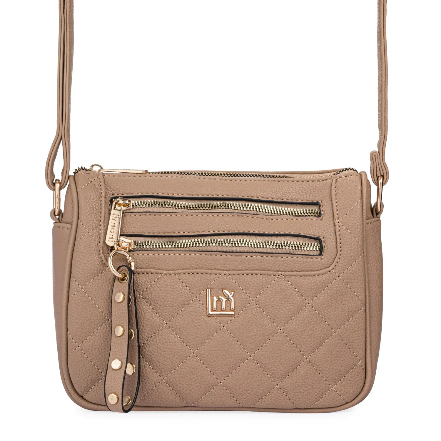 LIMONI Morral Limoni Dama Lola color beige oscuro | Platanitos