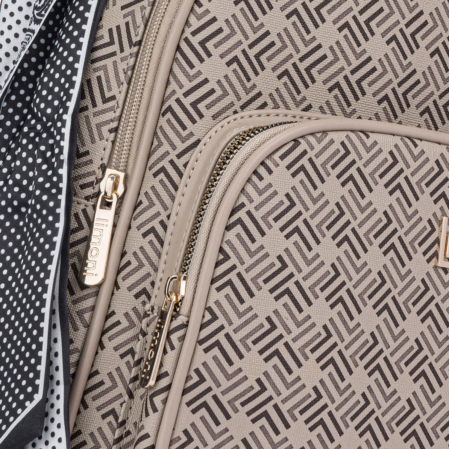 LIMONI Mochila Limoni Dama Ivie color beige | Platanitos
