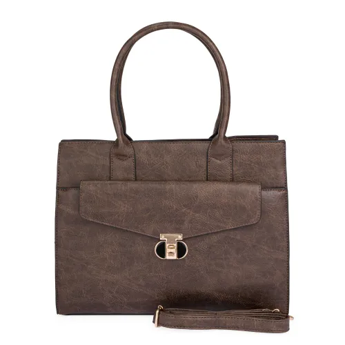 Cartera Limoni Casual Dama Zafi color marron | Platanitos