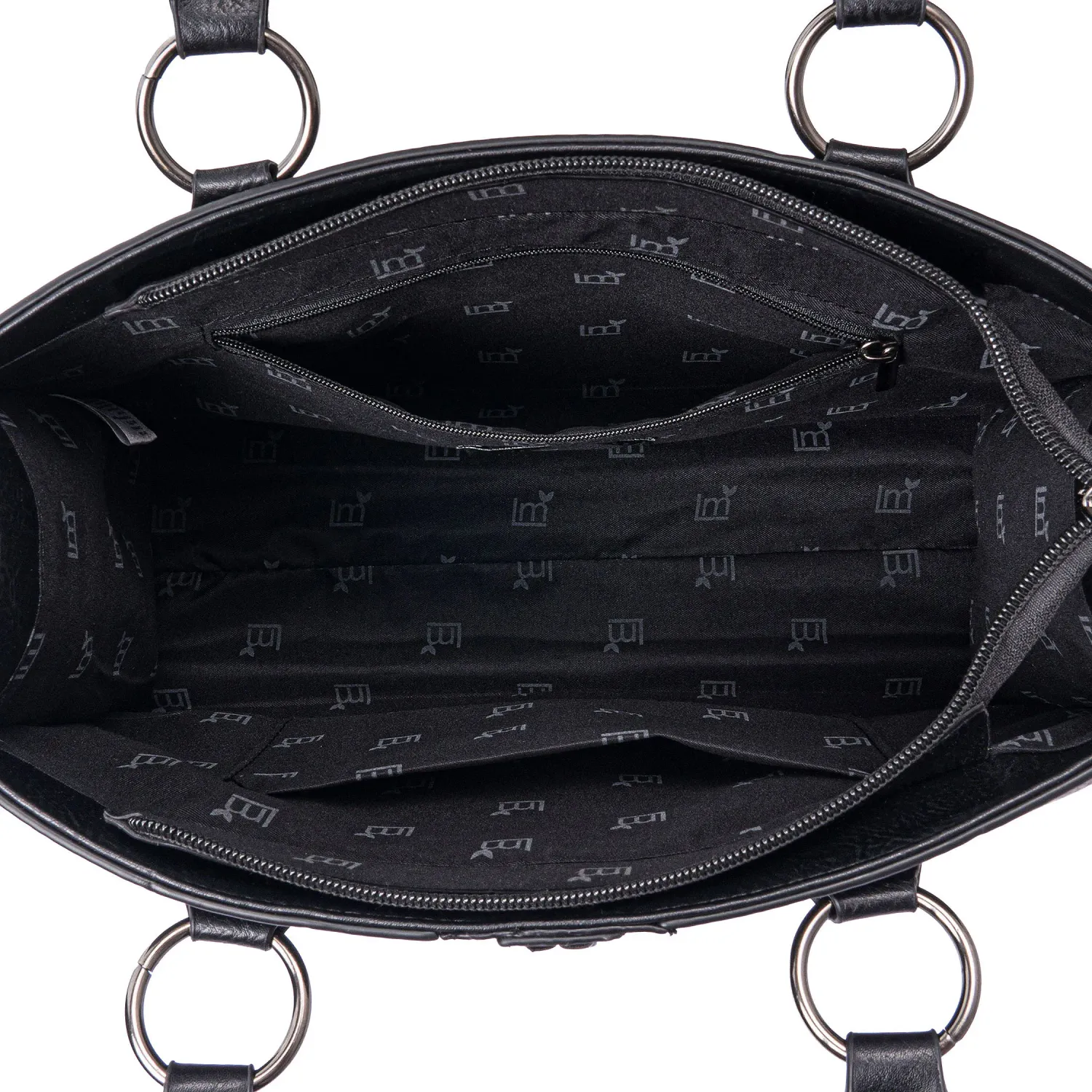 Cartera Limoni Casual Dama Iara color negro | Platanitos