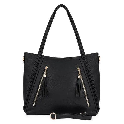 Cartera Limoni Casual Dama Abilene color negro | Platanitos
