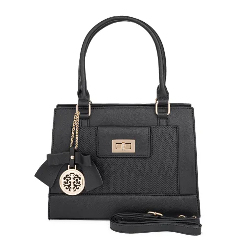 Cartera Limoni Casual Dama Jessa color negro | Platanitos