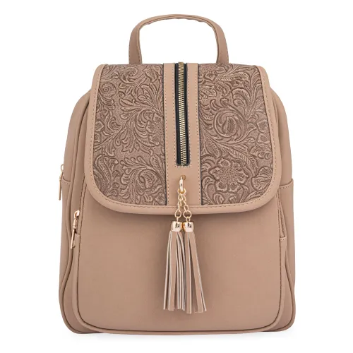 Mochila Limoni Dama Yaret color marron | Platanitos