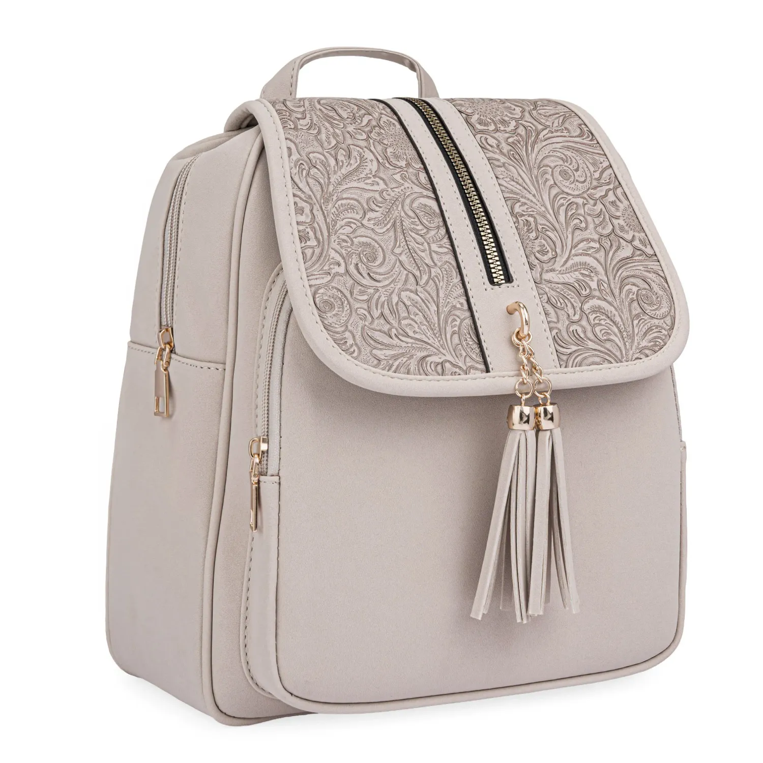 Mochila Limoni Dama Yaret color beige | Platanitos
