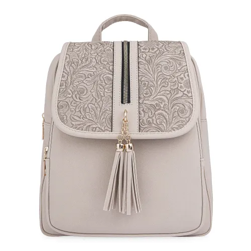 Mochila Limoni Dama Yaret color beige | Platanitos