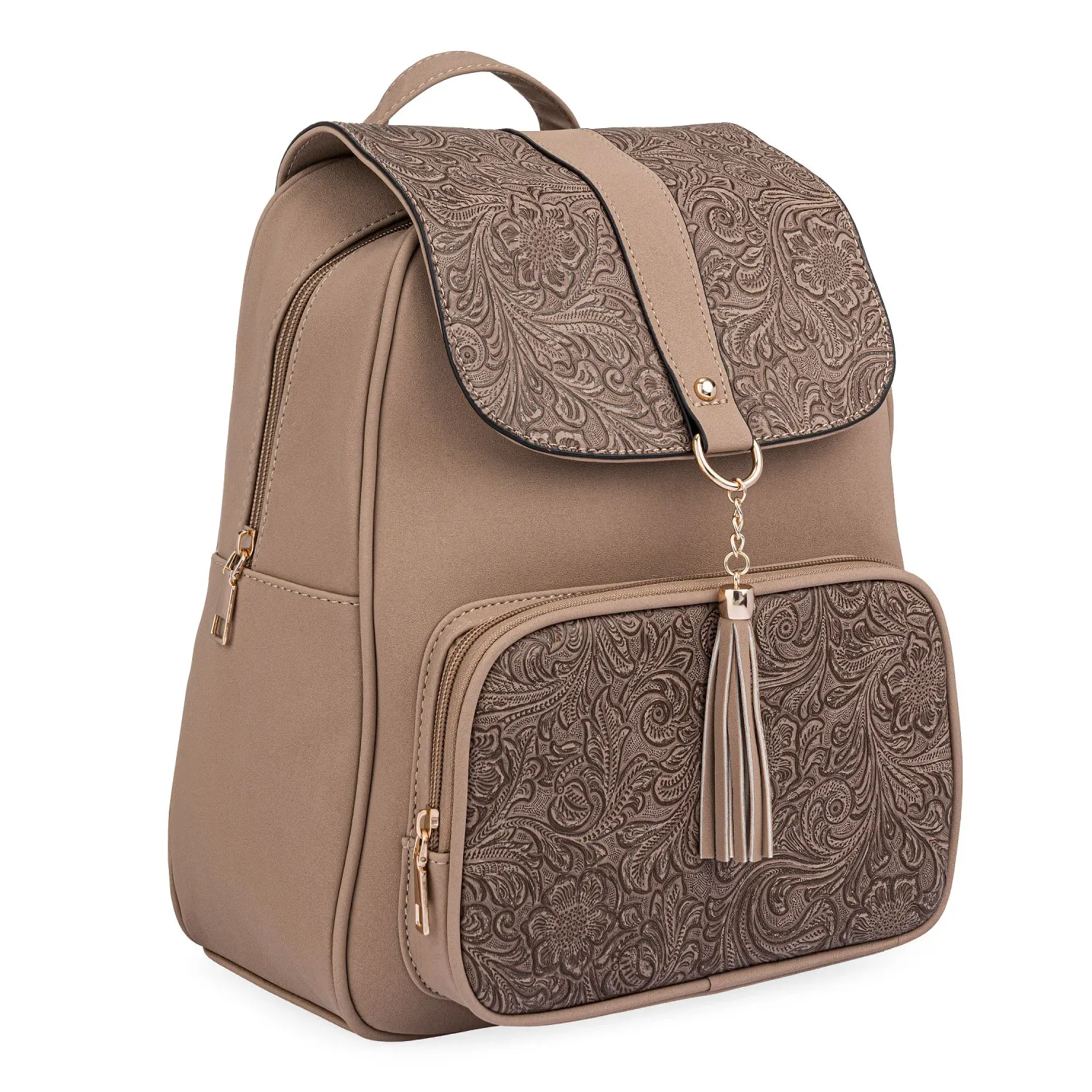 Mochila Limoni Dama Zoya color marron | Platanitos