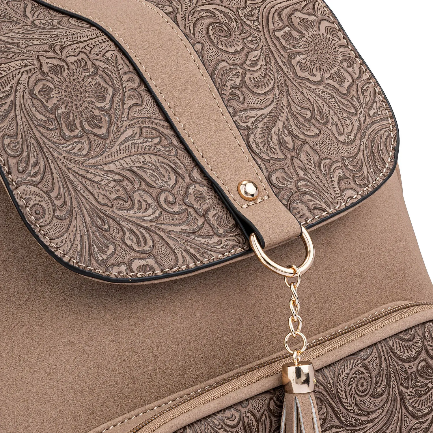 Mochila Limoni Dama Zoya color marron | Platanitos