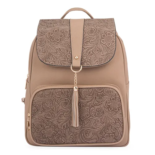 Mochila Limoni Dama Zoya color marron | Platanitos