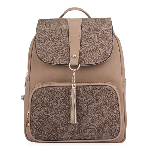 Mochila Limoni Dama Zoya color marron | Platanitos