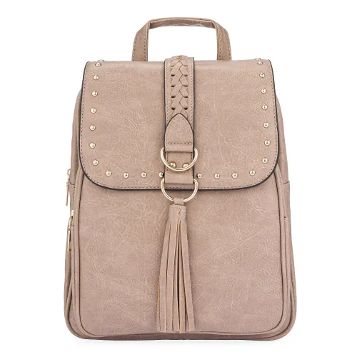 Mochila Limoni Dama Sharpey color beige | Platanitos