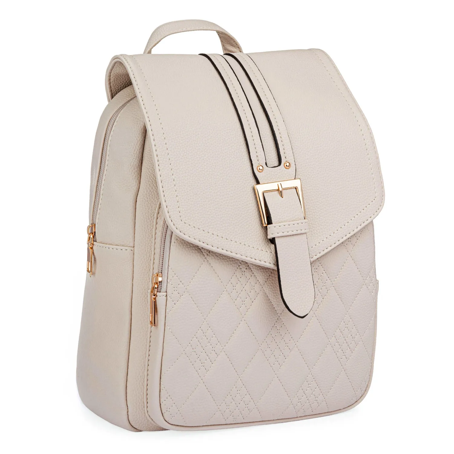 Mochila Limoni Dama Libby color beige | Platanitos