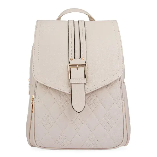 Mochila Limoni Dama Libby color beige | Platanitos