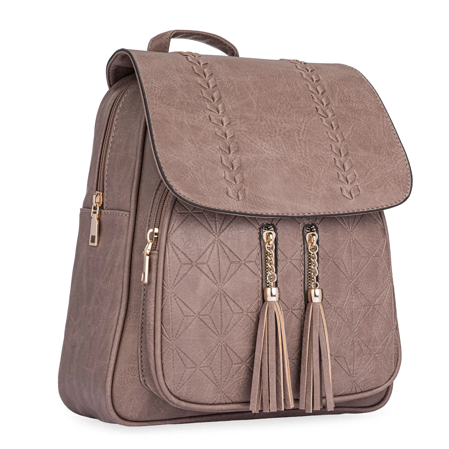 Mochila Limoni Dama Hattie color topo | Platanitos