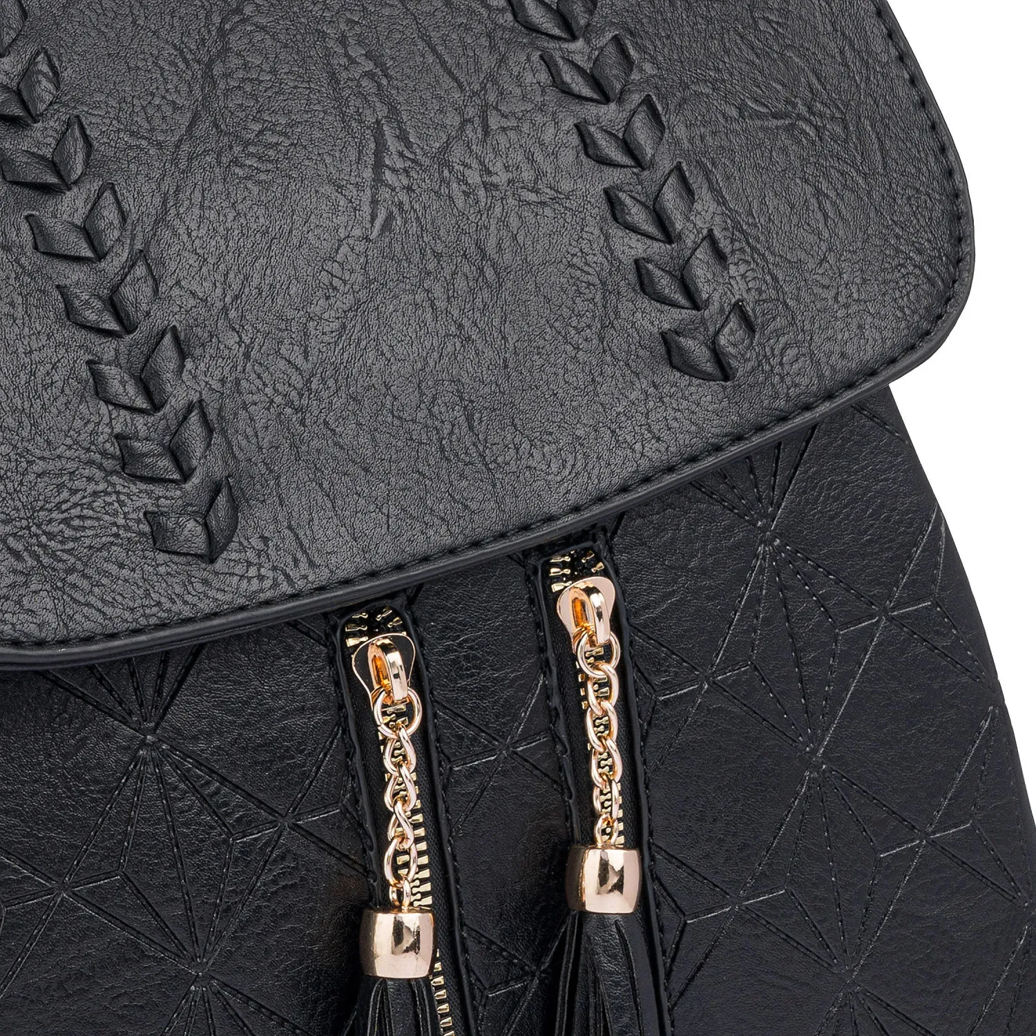 Mochila Limoni Dama Hattie color negro | Platanitos