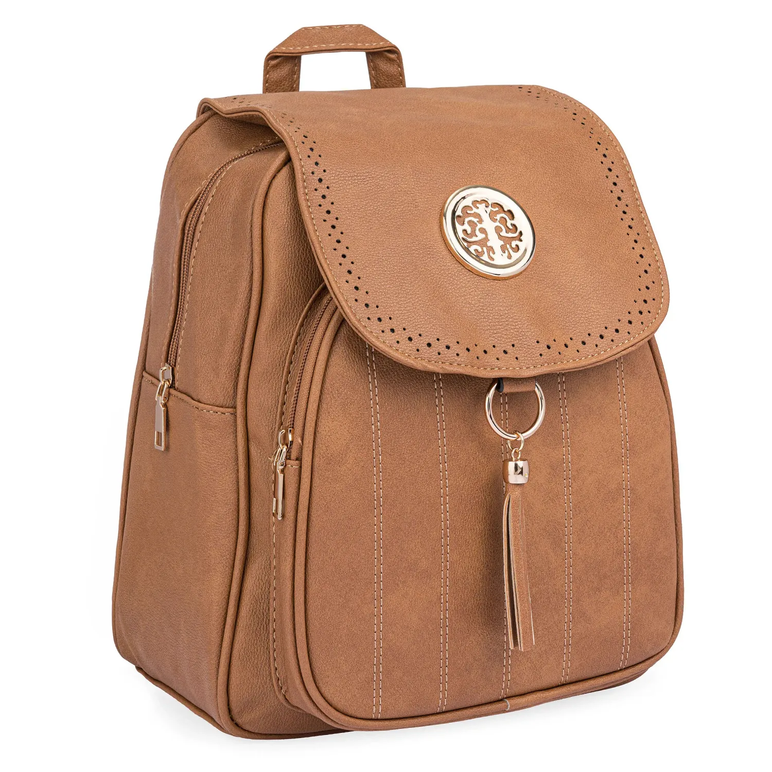 Mochila Limoni Dama Gaily color camel | Platanitos