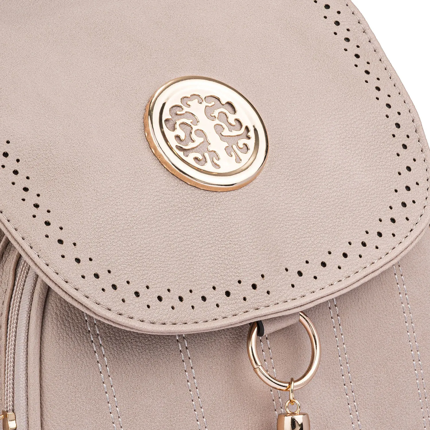 Mochila Limoni Dama Gaily color beige | Platanitos