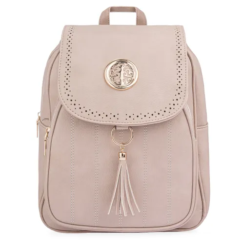 Mochila Limoni Dama Gaily color beige | Platanitos