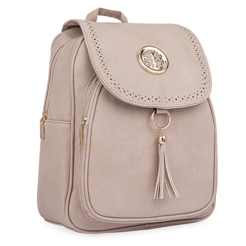 Mochila Limoni Dama Gaily color beige | Platanitos