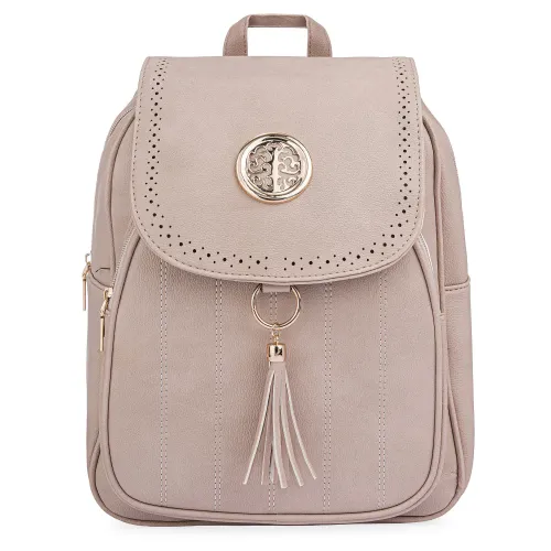 Mochila Limoni Dama Gaily color beige | Platanitos
