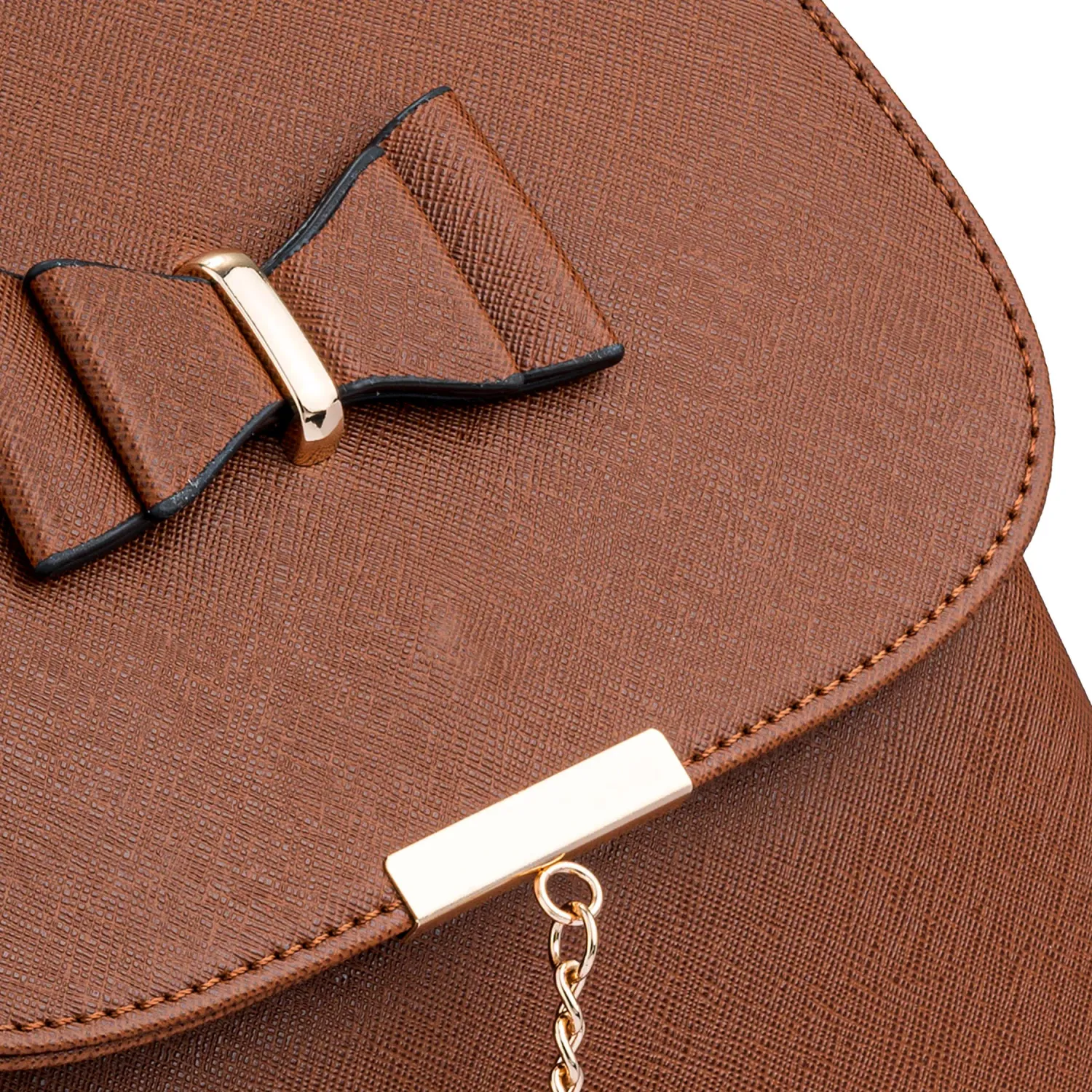 Mochila Limoni Dama Becky color marron claro | Platanitos