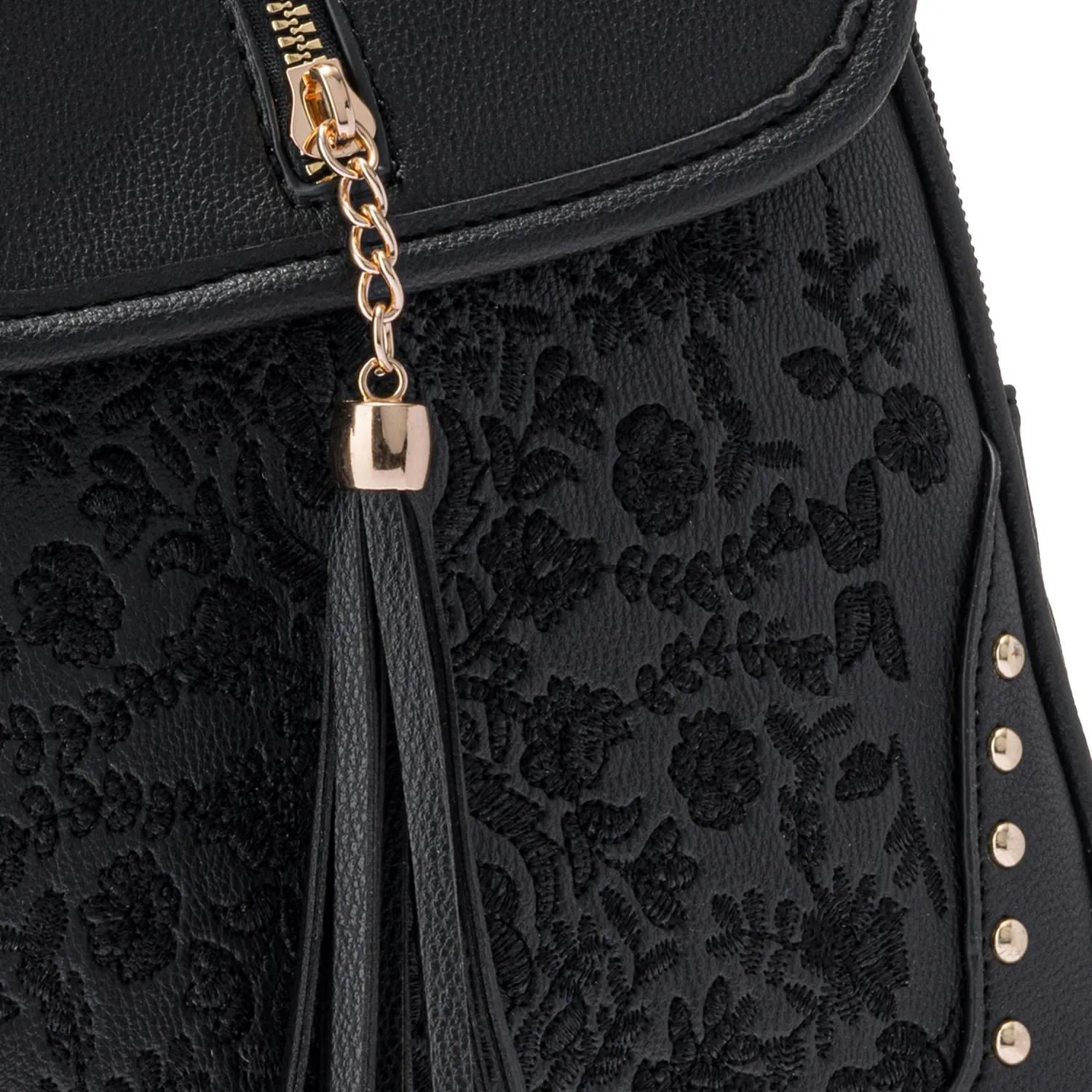 Mochila Limoni Dama Angie color negro | Platanitos