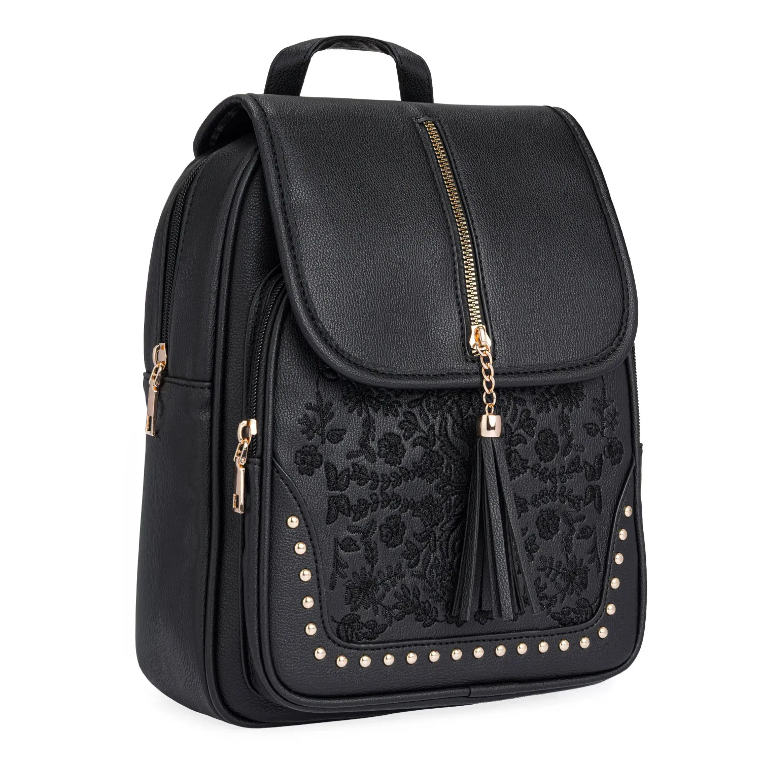 Mochila Limoni Dama Angie color negro | Platanitos