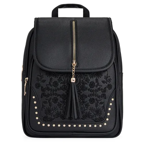 Mochila Limoni Dama Angie color negro | Platanitos