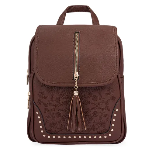 Mochila Limoni Dama Angie color marron | Platanitos