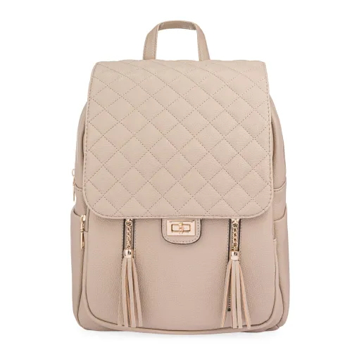 Mochila Limoni Dama Myra color beige | Platanitos