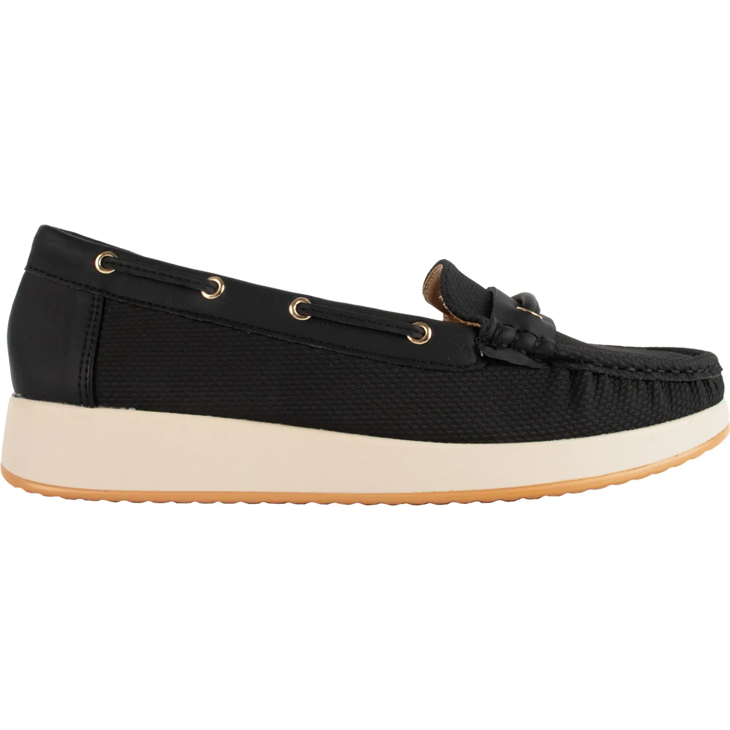 CHABELY Mocasin Chabely Mujer 2ym044 color negro | Platanitos