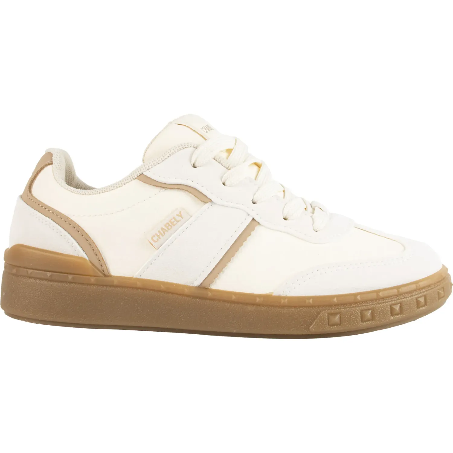 CHABELY Zapatilla Chabely Casual Mujer 2yz154 color hueso | Platanitos