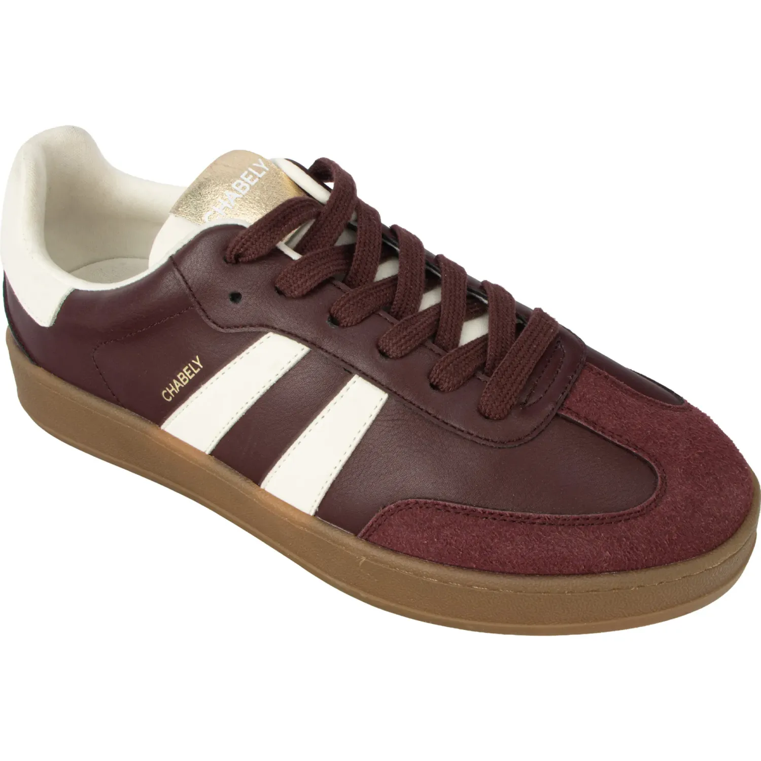 Zapatilla Chabely Casual Mujer 2yz151 color burgundy | Platanitos