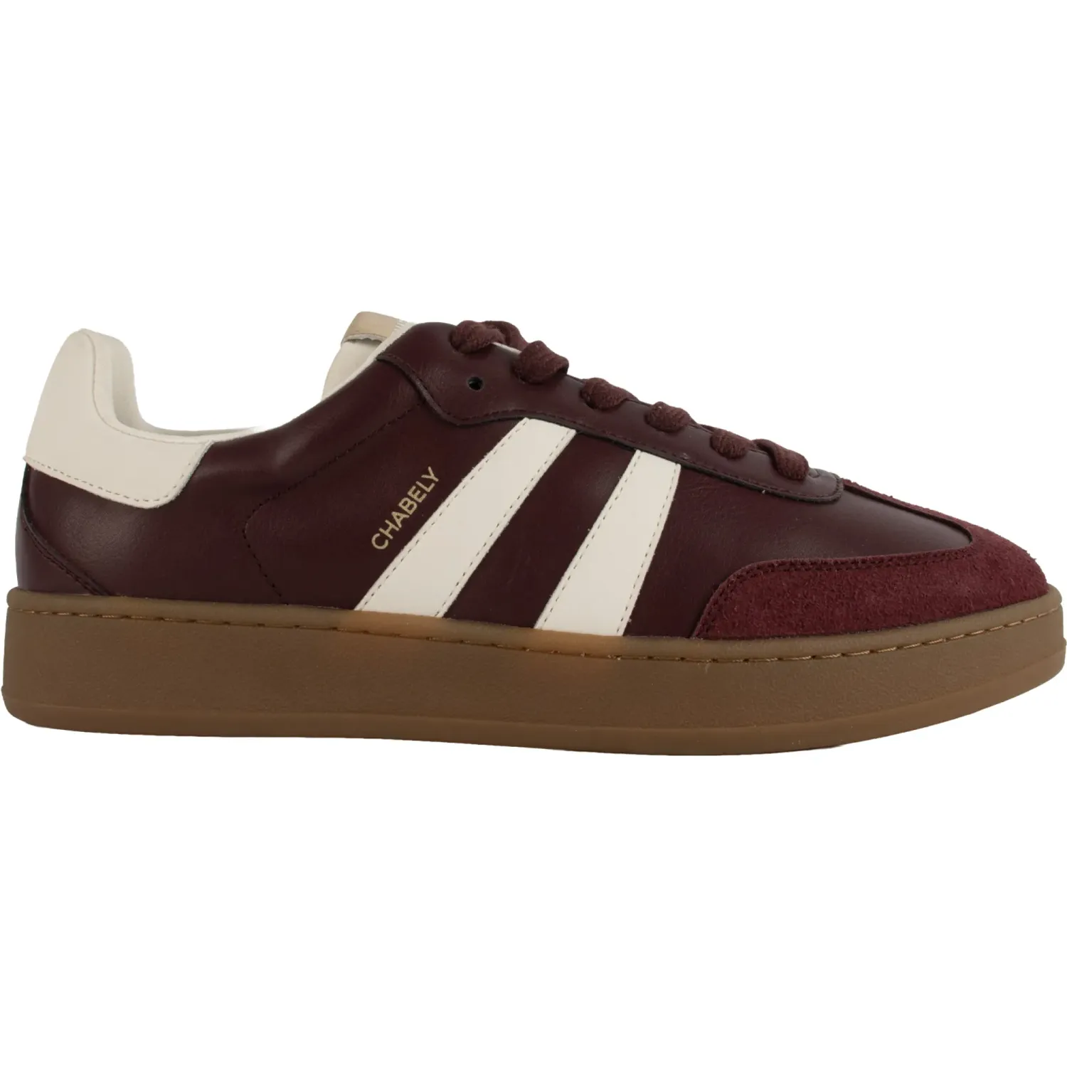 Zapatilla Chabely Casual Mujer 2yz151 color burgundy | Platanitos