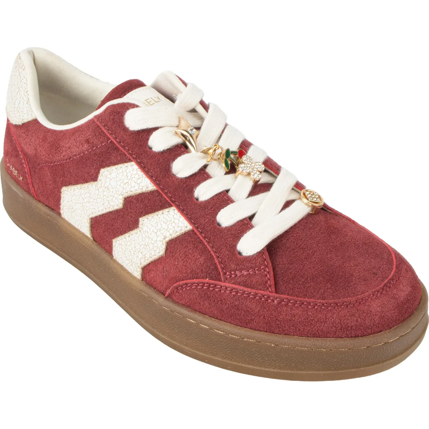 Zapatilla Chabely Casual Mujer 2yz149 color burgundy | Platanitos