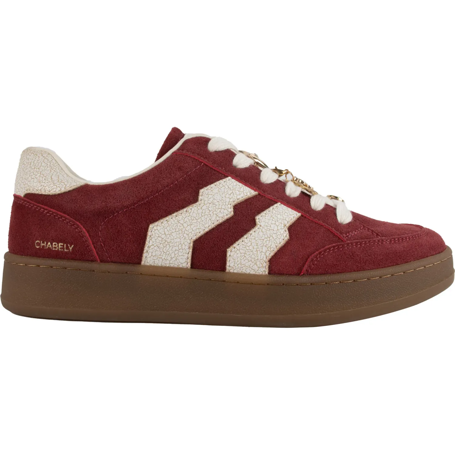 Zapatilla Chabely Casual Mujer 2yz149 color burgundy | Platanitos