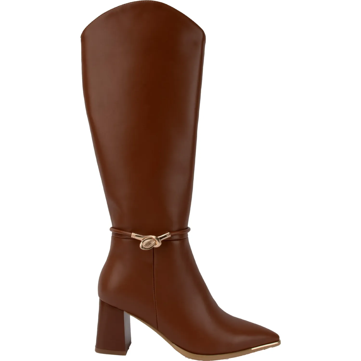 Bota Chabely Mujer 2yb018 color caramelo | Platanitos