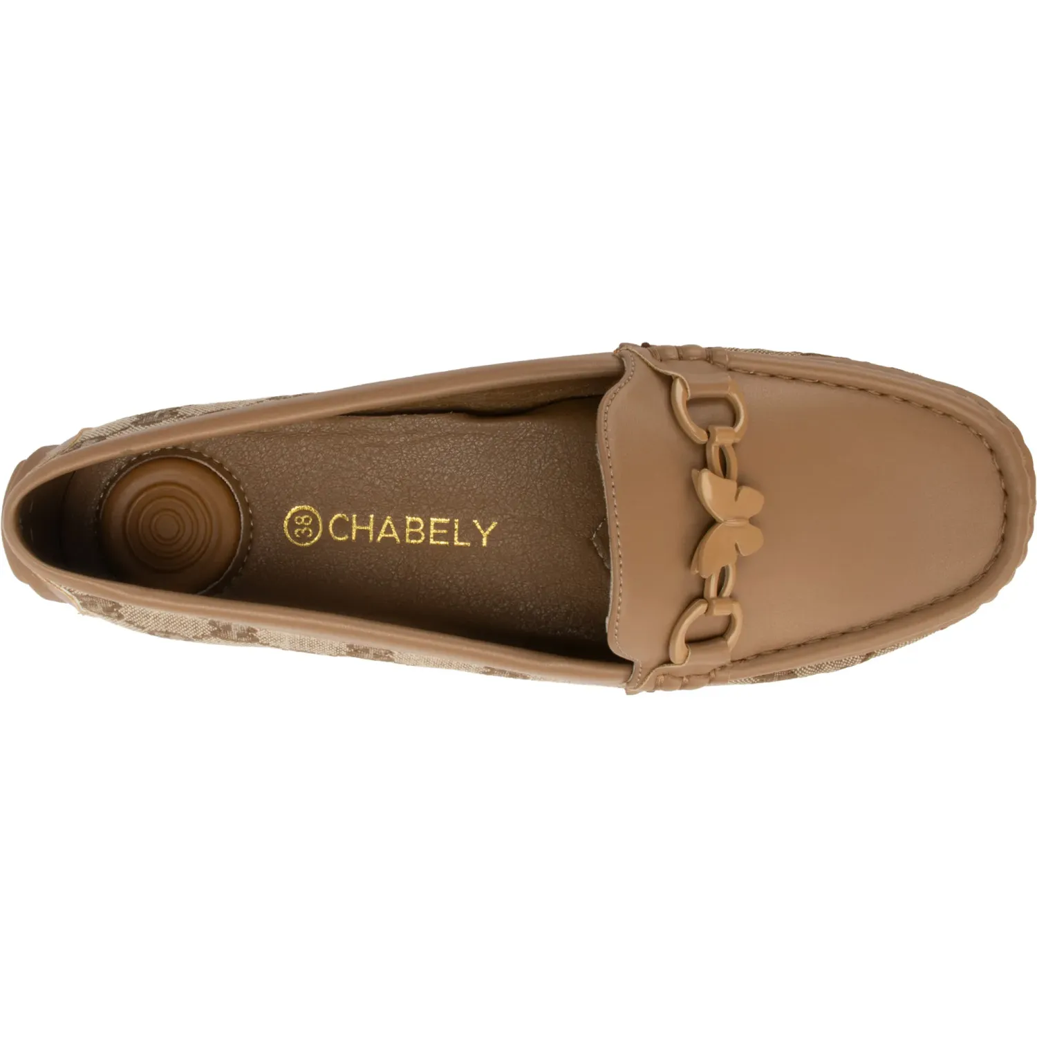 Mocasin Chabely Mujer 2ym035 color marron claro | Platanitos