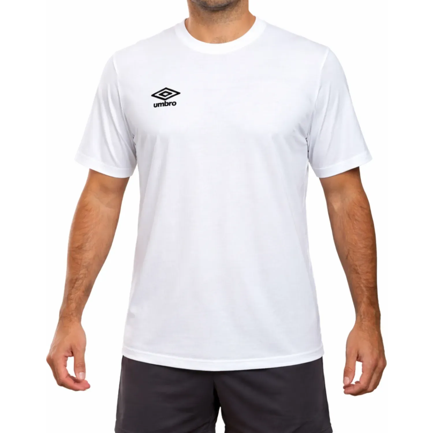 Umbro Polo Umbro Deportivo Hombre T-Shirt Basicos Estampado color blanco | Platanitos