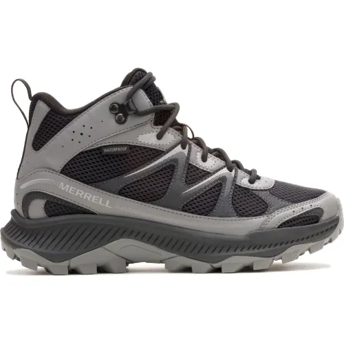 Hombre Merrell Negro Zapatillas De Outdoor Hombre Tempo Exp Mid Wp