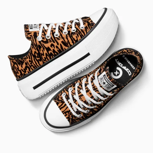 Converse Zapatillas Urbanas Mujer Ct As Double Stack Platform Animal Graphic