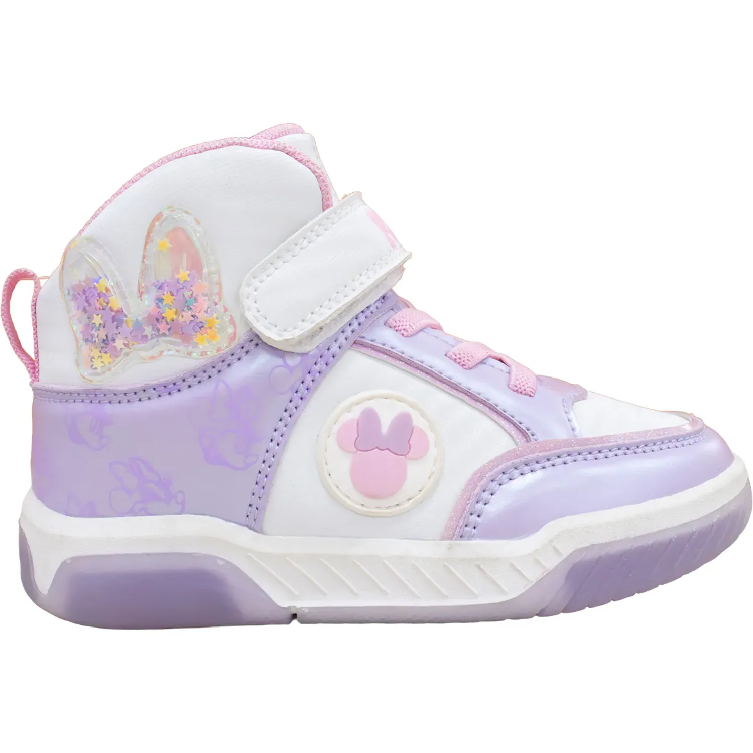 Zapatilla Minnie Botin Niña Minnie 2mn1132 color lila | Platanitos