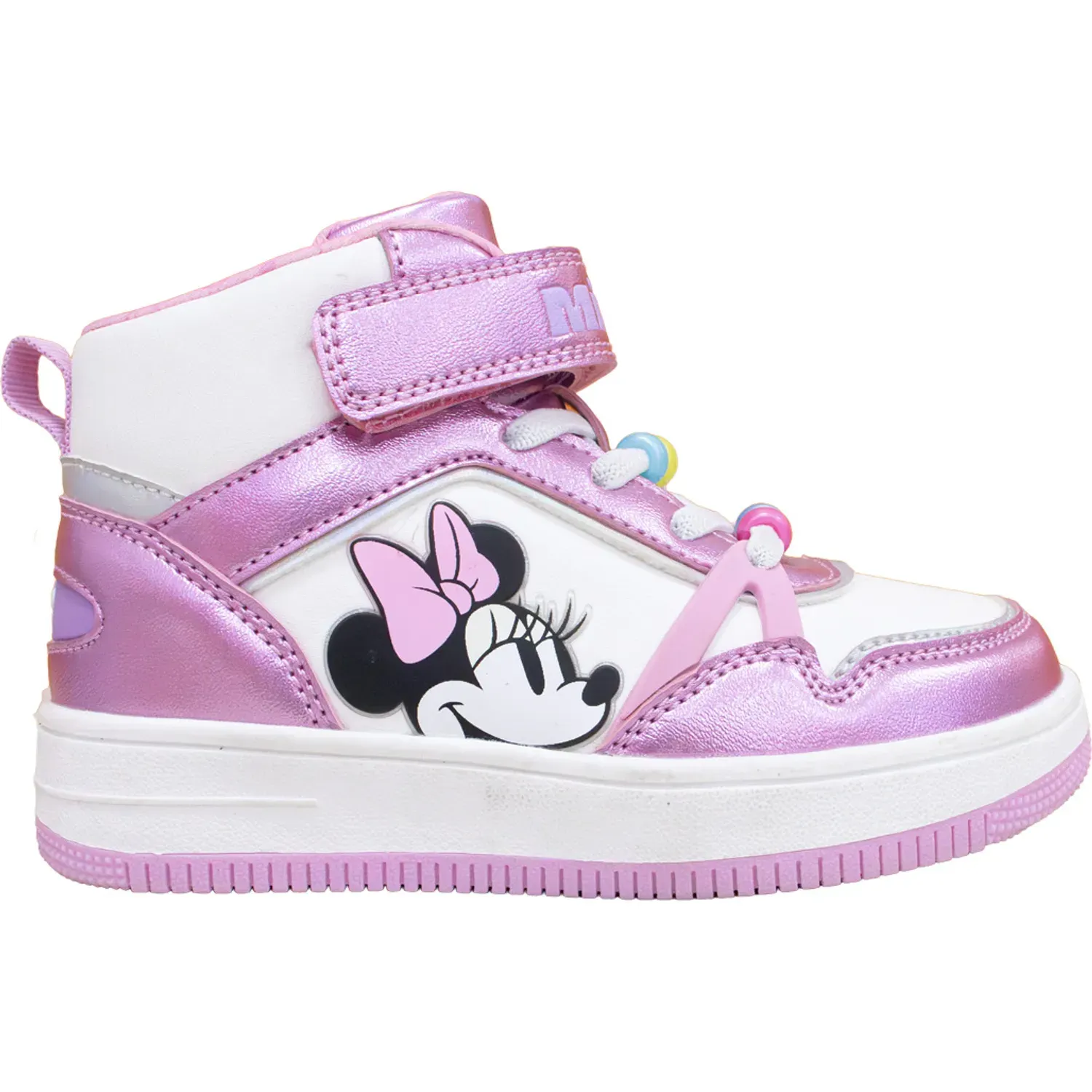 Zapatilla Minnie Botin Niña Minnie 2mn1133 color fucsia | Platanitos