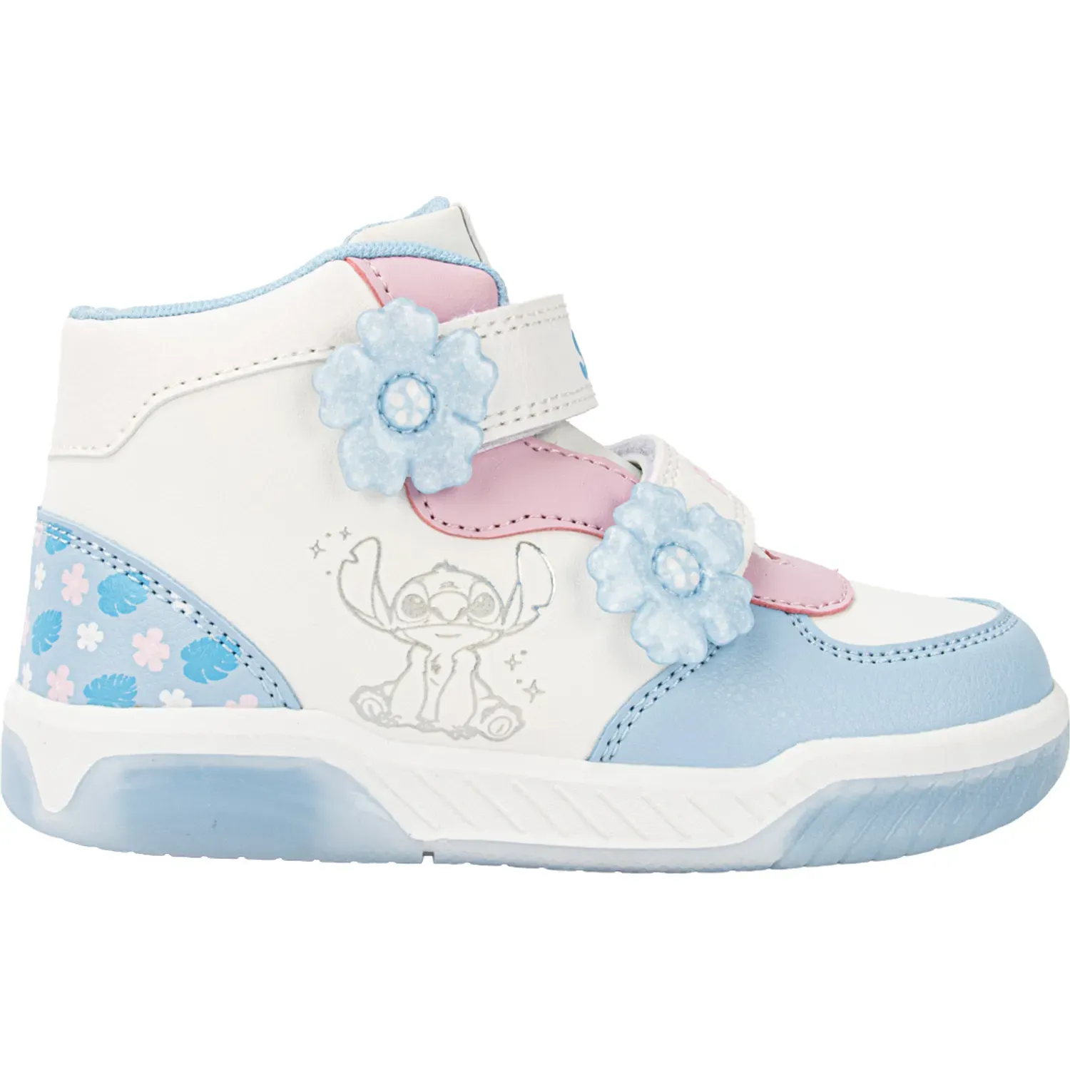 Zapatilla Stitch Botin Niña Stitch 2stc026 color blanco | Platanitos
