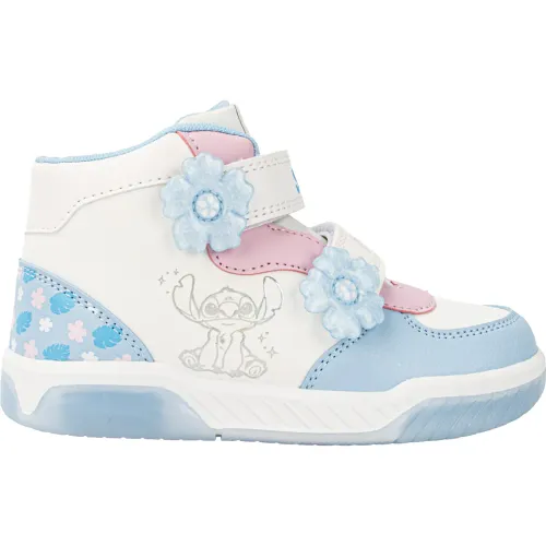 Zapatilla Stitch Botin Niña Stitch 2stc026 color blanco | Platanitos