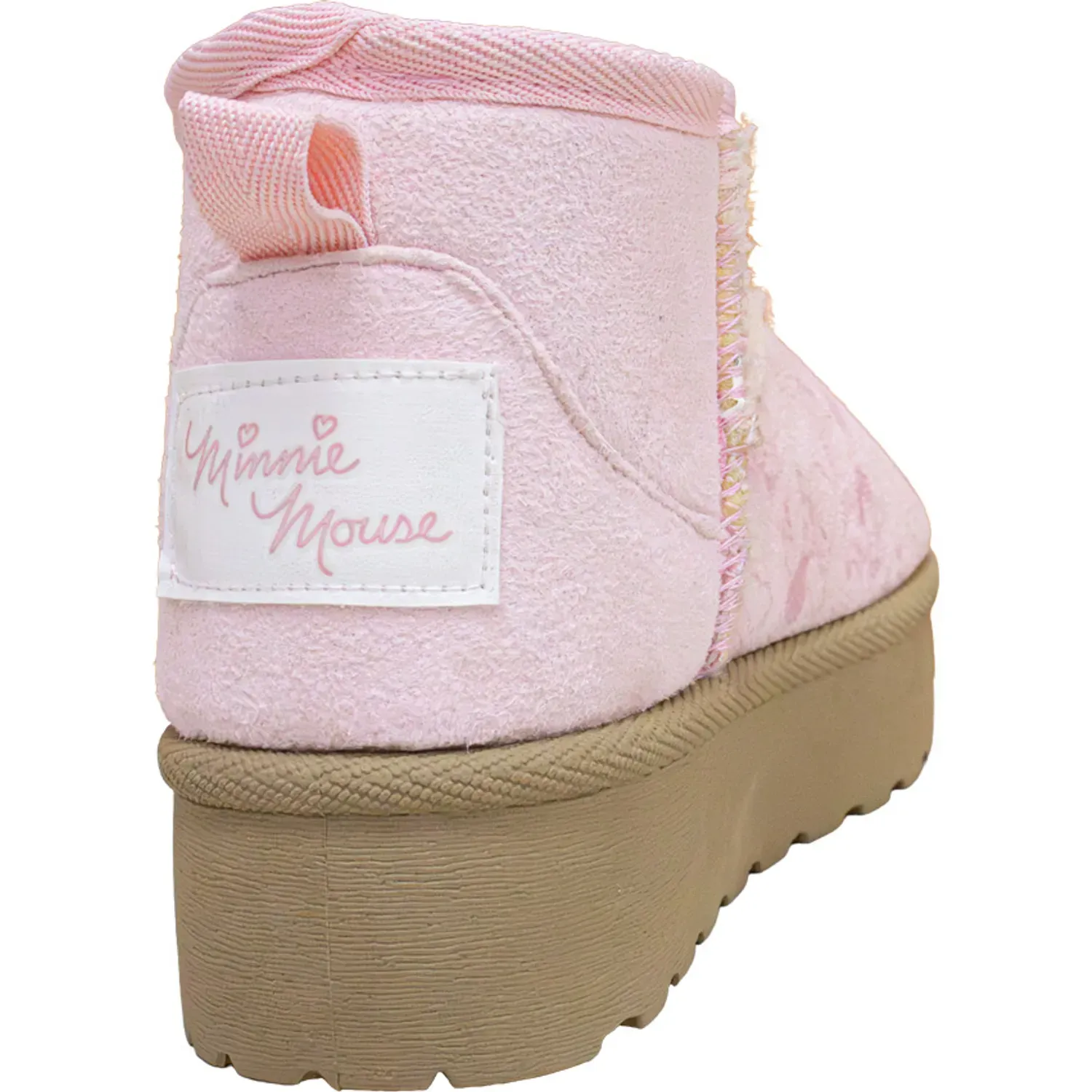 Bota Minnie Textil Niña Minnie 2mn1106 color rosado | Platanitos