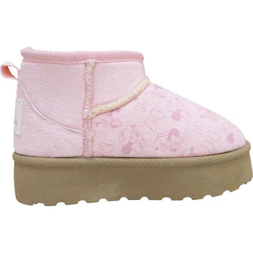 Bota Minnie Textil Niña Minnie 2mn1106 color rosado | Platanitos